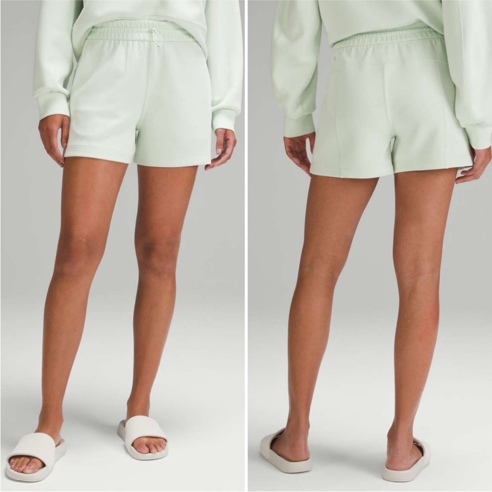 Lululemon Softstreme Light Green Shorts